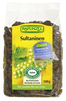 Rapunzel Bio Sultaninen, 1er Pack (1 x 500g) - BIO von Rapunzel
