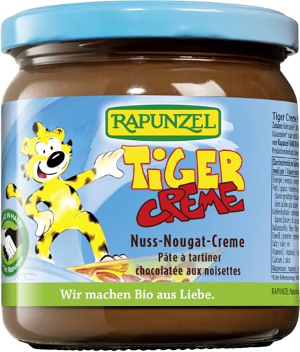 Rapunzel Bio Tiger Creme, Nuss-Nougat-Creme HIH (6 x 400 gr) von Rapunzel