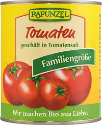 Rapunzel Bio Tomaten, geschält in der Dose, 1er Pack (1 x 800g) - BIO von Rapunzel