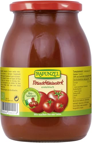 Rapunzel Bio Tomatenmark, einfach konzentriert, 22% Tr.M. (6 x 1 kg) von Rapunzel