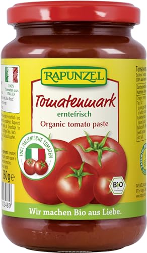 Rapunzel Bio Tomatenmark, einfach konzentriert, 22% Tr.M. (6 x 360 gr) von Rapunzel