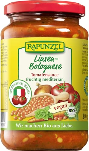 Rapunzel Bio Tomatensauce Linsen-Bolognese, vegan (2 x 325 ml) von Rapunzel