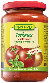 Rapunzel Bio Tomatensauce Toskana, vegetarisch, 1er Pack (1 x 335 ml) - BIO von Rapunzel