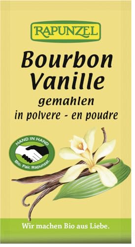 Rapunzel Bio Vanillepulver Bourbon HIH (6 x 5 gr) von Rapunzel