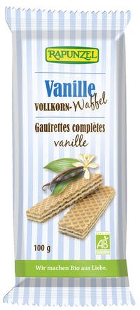 Rapunzel Bio Vollkorn Waffeln Vanille - 1er Pack (1 x 100g) - BIO von Rapunzel