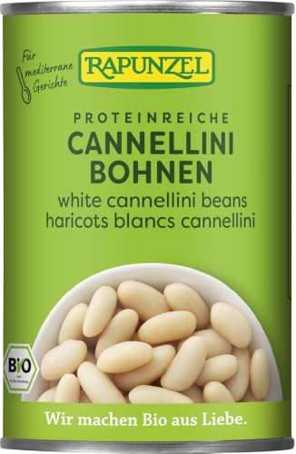 Rapunzel Bio Weiße Cannellini Bohnen in der Dose (6 x 400 gr) von Rapunzel