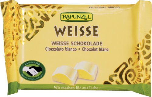 Rapunzel Bio Weisse Schokolade HIH (6 x 100 gr) von Rapunzel Naturkost