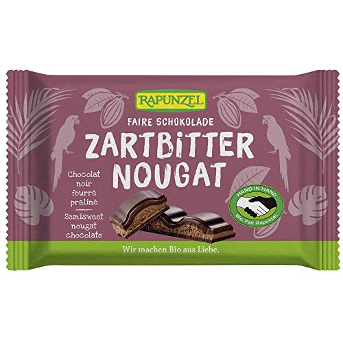 Rapunzel Bio Zartbitter Nougat Schokolade, 100 g Rapunzel Bio Zartbitter Nougat Schokolade, 100 g von Rapunzel