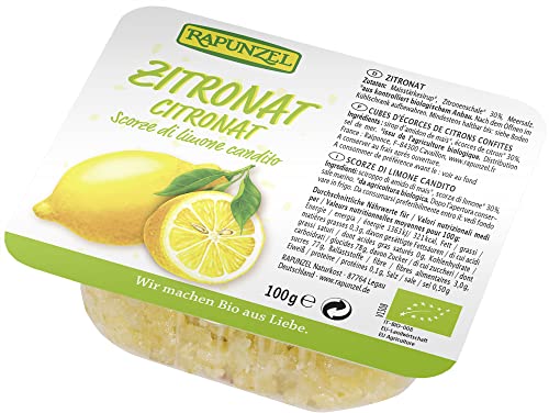 Rapunzel Bio Zitronat, gewürfelt (6 x 100 gr) von Rapunzel
