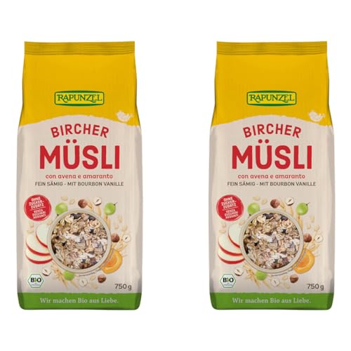 Rapunzel Bircher Müsli,2er Pack (2x 750 g) - Bio von Rapunzel