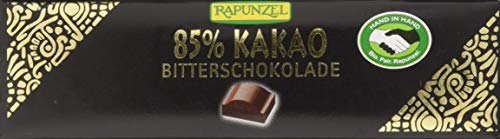 Rapunzel Bitterschokolade Täfelchen 85% HIH, 25er Pack (25 x 20 g) - Bio von Rapunzel