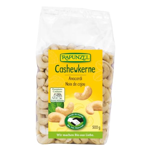 Rapunzel Cashewkerne ganz HIH, 1er Pack (1 x 500 g) - Bio von Rapunzel