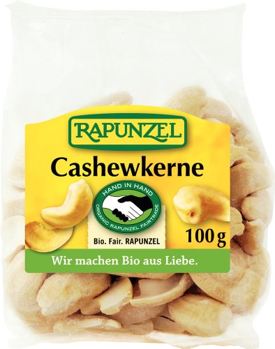 Rapunzel Bio Cashewkerne ganz HIH (2 x 100 gr) von Rapunzel