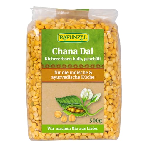 Rapunzel Chana Dal, Kichererbsen halb, geschält (1 x 500 g) von Rapunzel