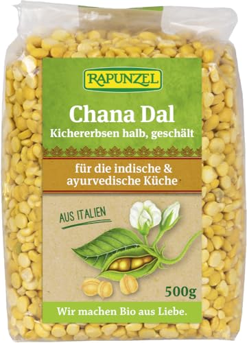 Rapunzel Bio Chana Dal, Kichererbsen halb, geschält (6 x 500 gr) von Rapunzel