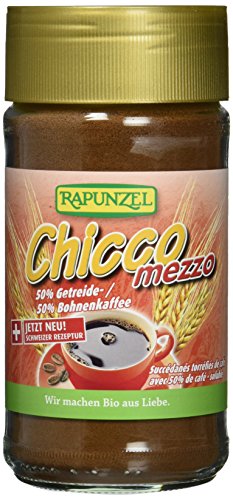 Rapunzel Chicco Mezzo Instant Getreide-Bohnenkaffee, 3er Pack (3 x 100 g) von Rapunzel