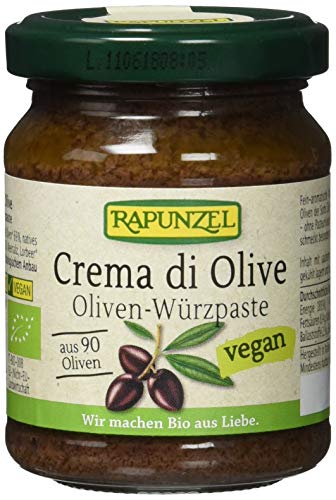 Rapunzel Crema di Olive, Oliven-Würzpaste, 1er Pack (1 x 120 g) - Bio von Rapunzel