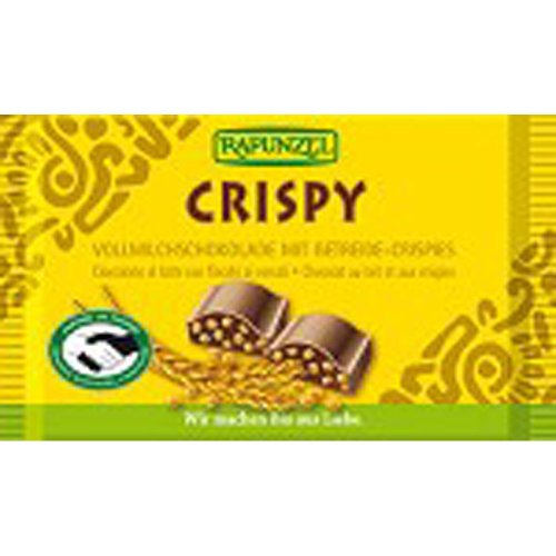 Rapunzel Cristallino-Vollmilchschokolade mit Getreide-Crispies (100 g) - Bio von Rapunzel