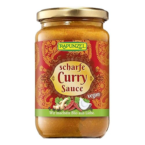 Rapunzel Curry-Sauce, scharf, 330ml (12) von Rapunzel
