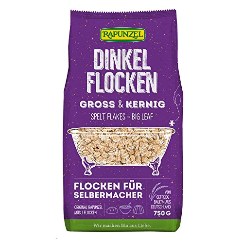 Rapunzel Dinkel Flocken, Gross & Kernig Großblatt, 750g Rapunzel Dinkel Flocken, Gross & Kernig Großblatt, 750g von Rapunzel