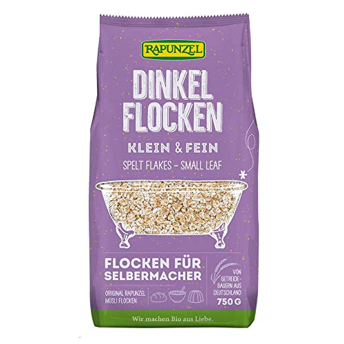 Rapunzel Dinkel Flocken, Klein & Fein Kleinblatt, 750g von Rapunzel