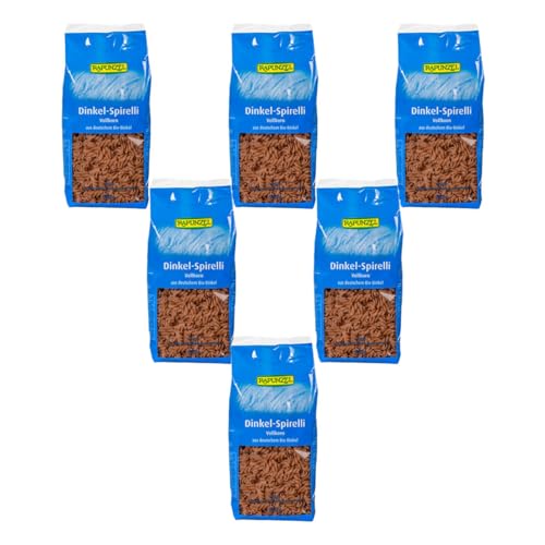 Rapunzel Dinkel-Spirelli Vollkorn aus Deutschland, 6er Pack (6 x 500 g) von Rapunzel