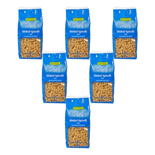 Rapunzel Dinkel-Spirelli hell aus Deutschland, 6er Pack (6 x 500 g) von Rapunzel