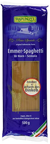 Rapunzel Emmer-Spaghetti Semola, 4er pack (4 x 500g) von Rapunzel