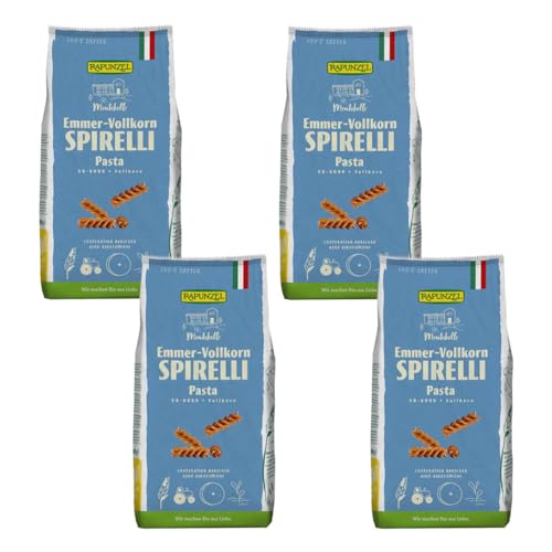 Rapunzel Emmer-Spirelli Vollkorn, 4er Pack (4 x 500 g) von Rapunzel