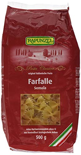 Rapunzel Farfalle Semola, 6er Pack (6 x 500 g) - Bio von Rapunzel