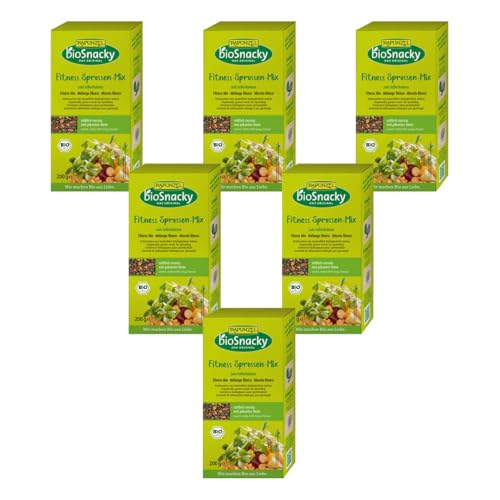 Rapunzel Fitness Sprossen-Mix bioSnacky (6 x 200 gr) von Rapunzel