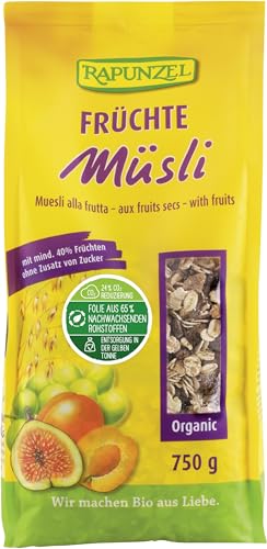 Rapunzel Früchte Müsli, 1er Pack (1 x 750 g) - Bio von Rapunzel