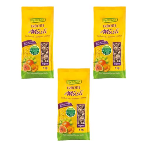 Rapunzel Früchte Müsli, 3er Pack (3 x 2 kg) - Bio von Rapunzel