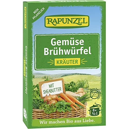 Rapunzel Gemüse-Brühwürfel mit Kräutern (8 Stück) - Bio von Rapunzel