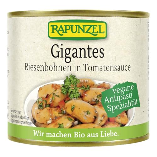 Rapunzel Gigantes Riesenbohnen in Tomatensauce, 1er Pack (1 x 230 g) - Bio von Rapunzel