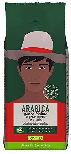 Rapunzel Bio Heldenkaffee Arabica, ganze Bohne HIH (1 x 1 kg) von Rapunzel