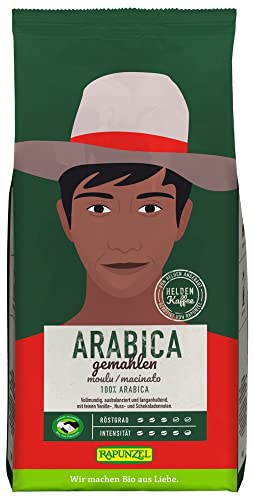 Rapunzel Bio Heldenkaffee Arabica, gemahlen, 500 g Rapunzel Bio Heldenkaffee Arabica, gemahlen, 500 g von Rapunzel