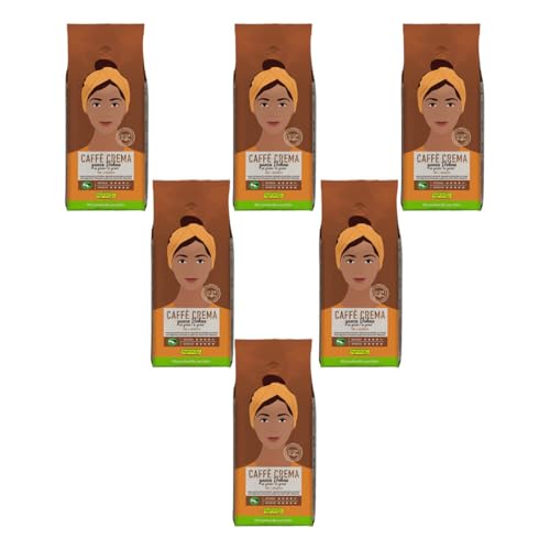 Rapunzel Bio Heldenkaffee Crema, ganze Bohne HIH (6 x 1 kg) von Rapunzel