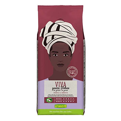 Rapunzel Heldenkaffee Viva, ganze Bohne, 1kg (12) von Rapunzel