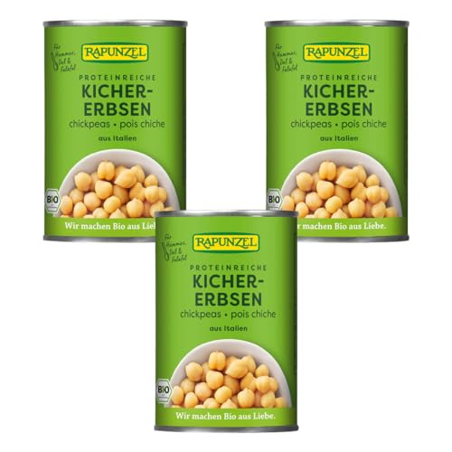 Rapunzel Kichererbsen in der Dose, 3er Pack (3 x 400 g) - Bio von Rapunzel