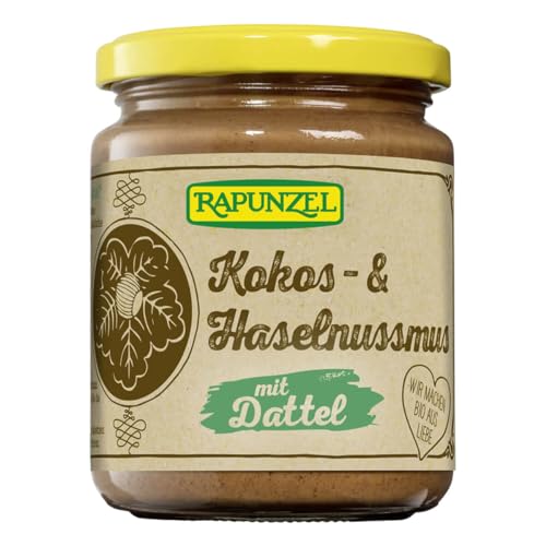 Rapunzel - Kokos- und Haselnussmus mit Dattel - 0,25 kg von Rapunzel