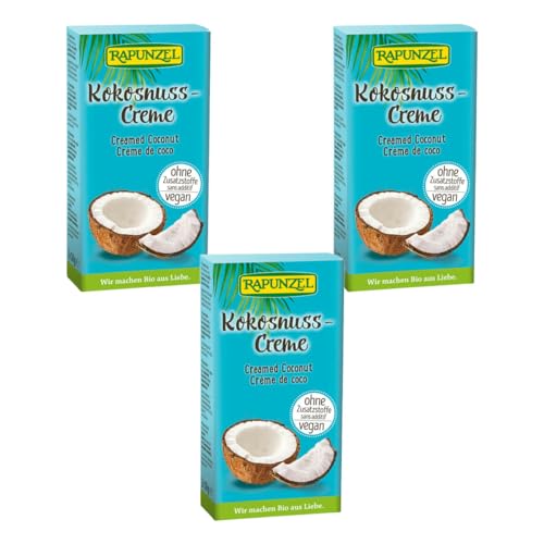 Rapunzel Kokosnuss-Creme, 3er Pack (3 x 100 g) - Bio von Rapunzel