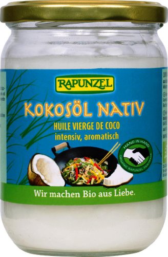 Rapunzel Kokosöl, nativ, 4er Pack (4 x 400 g) - Bio von Rapunzel