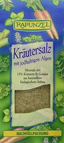 Rapunzel Kräutersalz jodiert mit 15% Kräutern und Gemüse, 500 g von Rapunzel