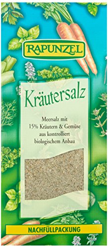 Rapunzel Kräutersalz mit 15% Kräutern und Gemüse, 1er Pack (1 x 500 g) - Bio von Rapunzel