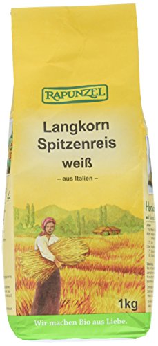 Rapunzel Langkorn Spitzenreis, weiß, 2er Pack (2 x 1 kg) von Rapunzel