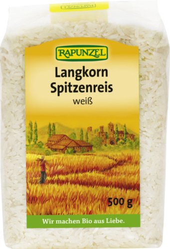 Rapunzel Bio Langkorn Spitzenreis weiß (2 x 500 gr) von Rapunzel