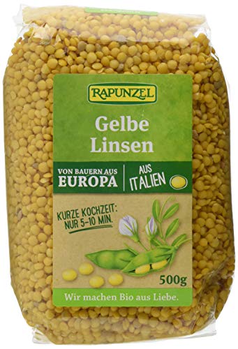 Rapunzel Linsen gelb, Projekt, 2er Pack (2 x 500 g) - Bio von Rapunzel