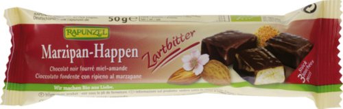 Rapunzel Marzipan-Happen Zartbitter, 7er Pack (7 x 50 g) von Rapunzel