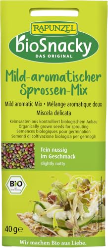 Mild-aromatischer Sprossen-Mix bioSnacky 6 x 40 gr von Rapunzel